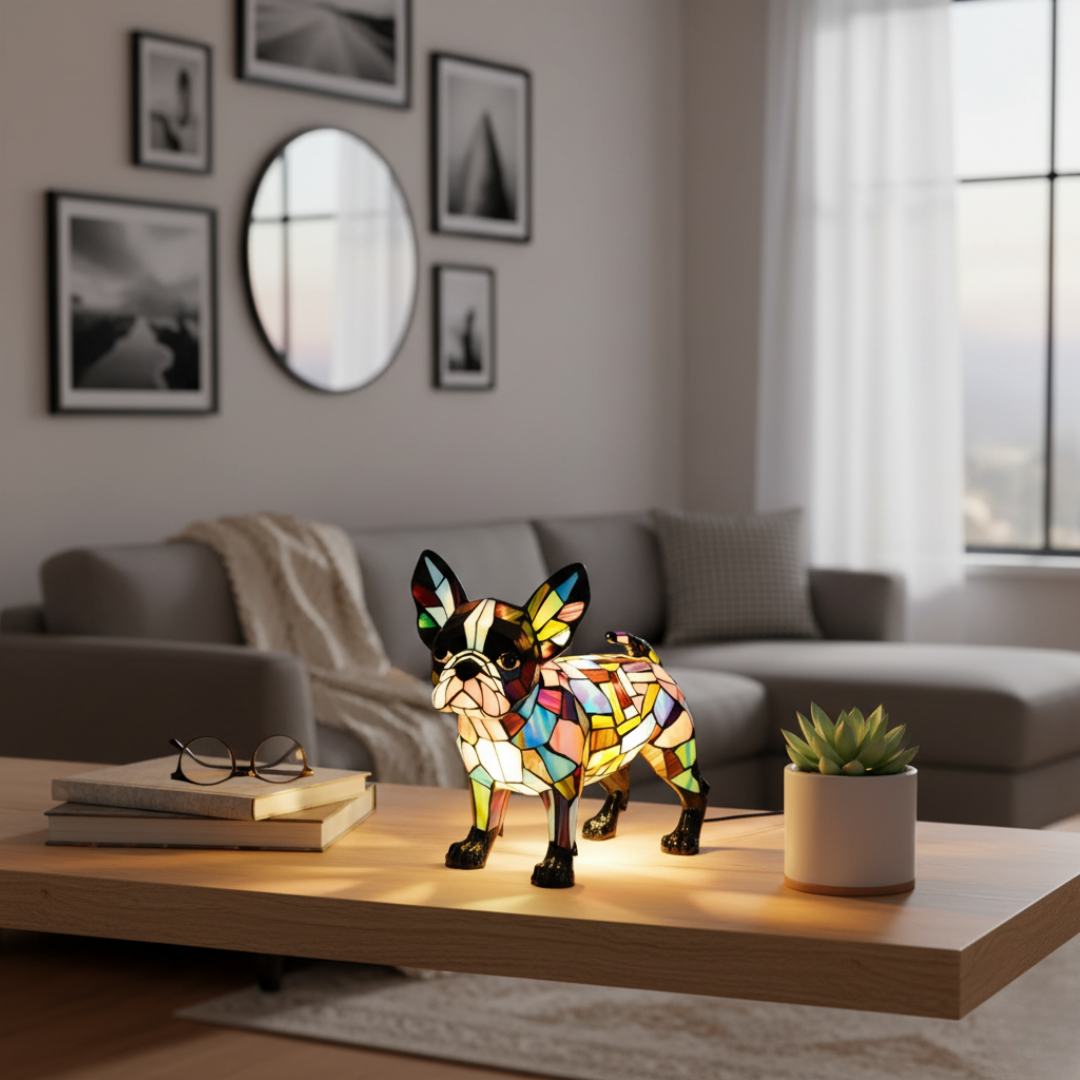 Lampa Elegant Boston Terrier