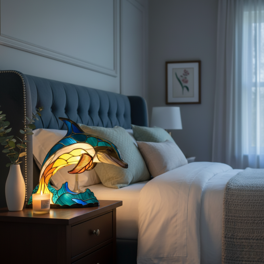 Lampa Magisk Delfin Cleo