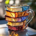 Unik 3D-mugg för Bokälskare