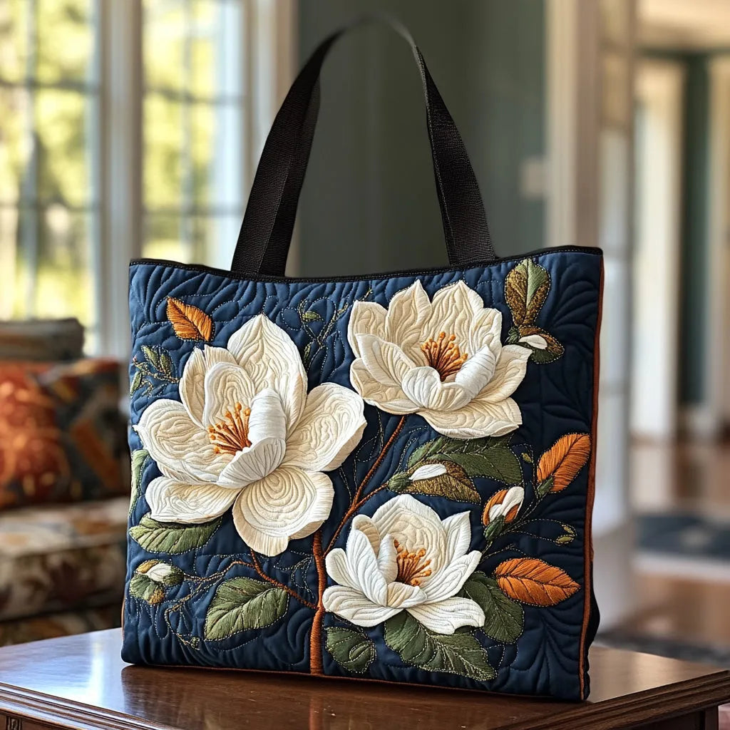 Handgjord väska - Delikat magnolia