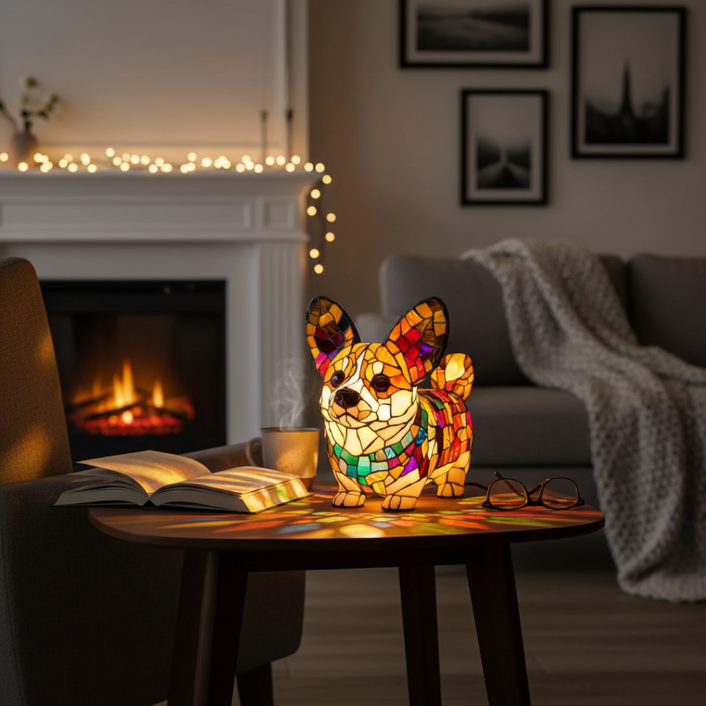 Lampa Strålande Corgi