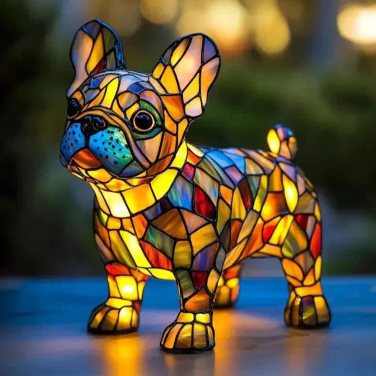 Lampa Strålande Fransk Bulldog