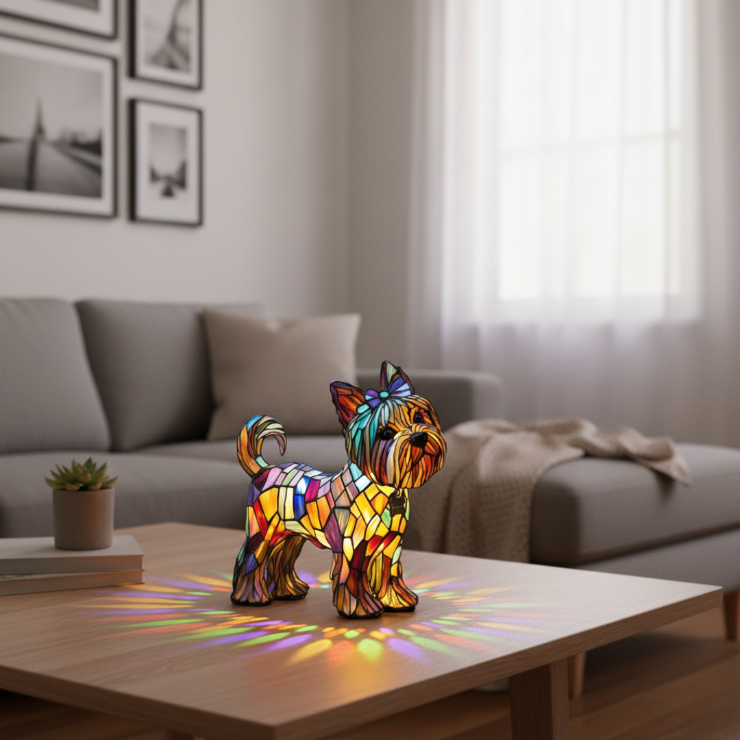 Lampa Strålande Yorkshireterrier