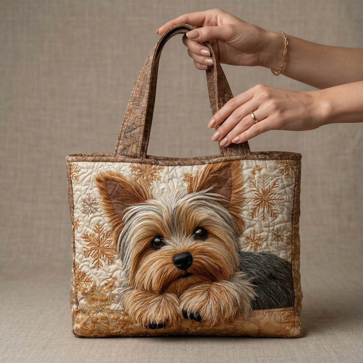 Handgjord väska - Yorkshireterrier